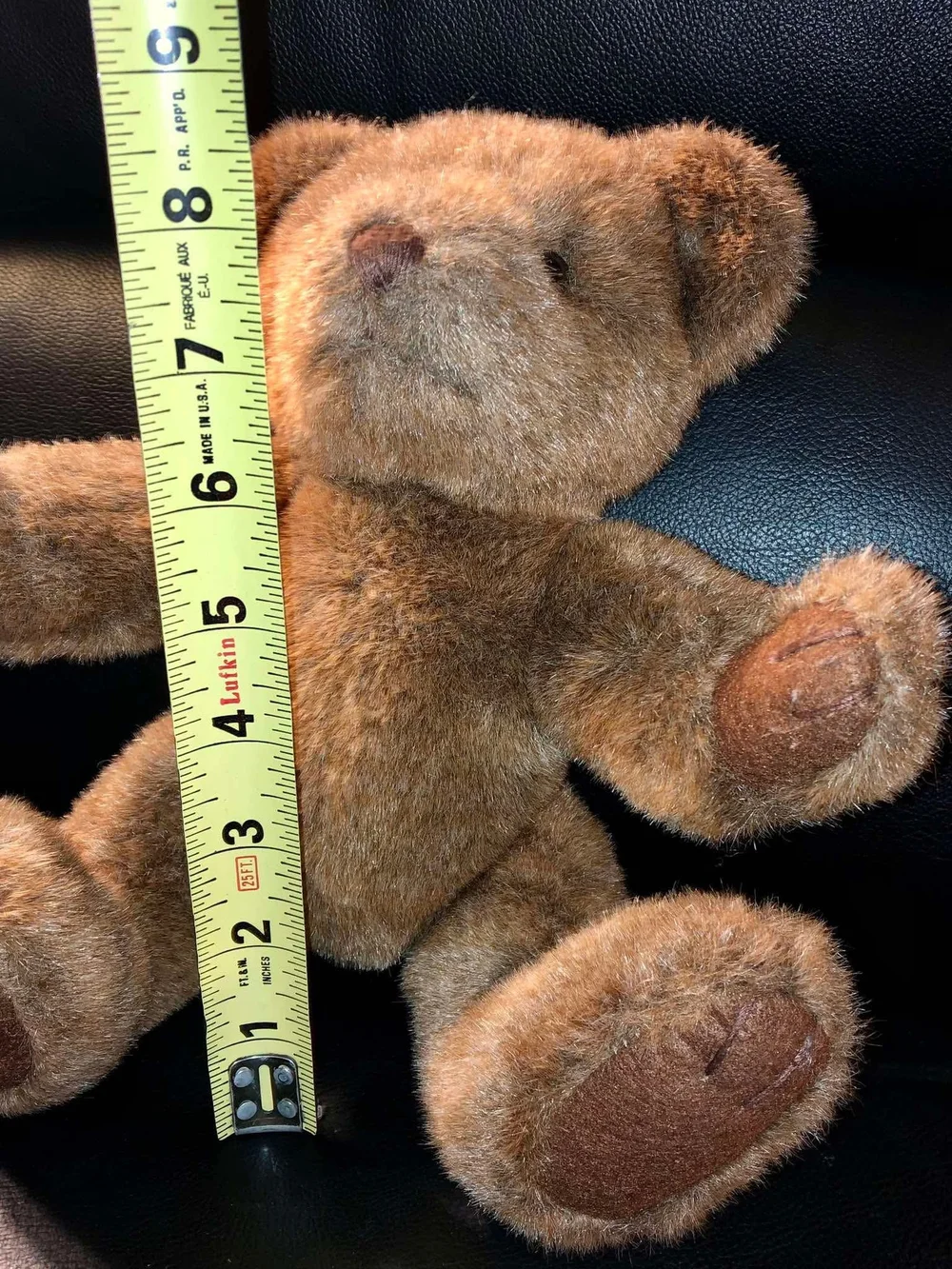 Vintage Barrington brown teddy bear made by Russ Berrie